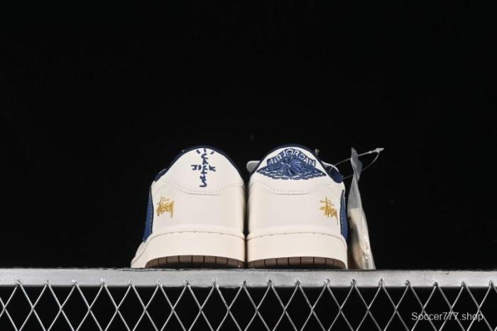 Nike Travis Scott x Fragment Design x Air Jordan 1 Low OG SP AJ1 Retro Sneakers - XY2688-121