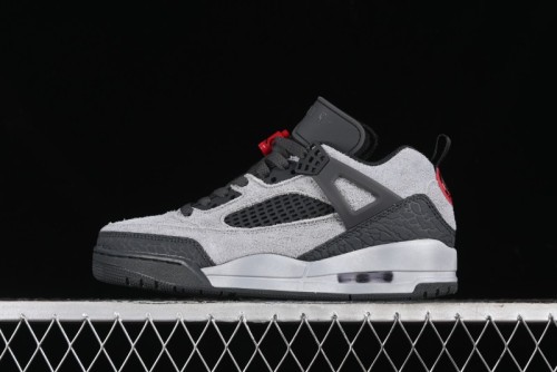 Nike Jordan Spizike Low AJ Hybrid Elements Black Grey Crack Leather Casual Sneakers - FQ1759-002