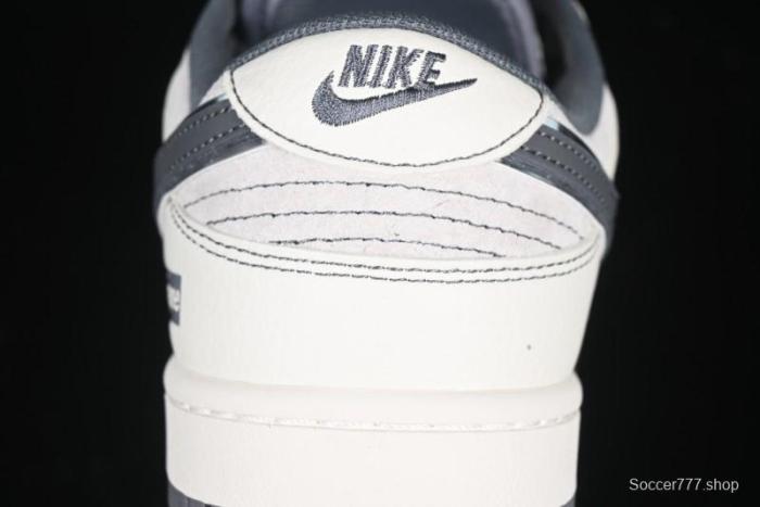 Nike SB Dunk Low Supreme Anniversary Customized Casual Skate Shoes with Double Mini Swoosh - XX3168-303