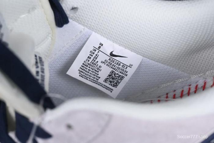 Nike Air Force 1 '07 Low The North Face Collaboration Blue Swoosh Logo Casual Sneakers - XZ6188-913