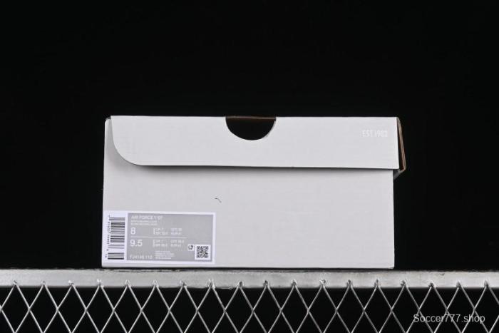 Nike Air Force 1'07 Low Casual Sneakers with Full-Length Air Cushion - FJ4146-110