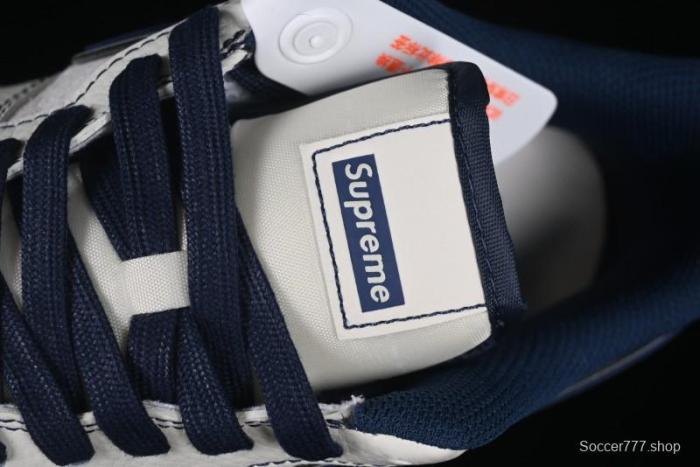 Nike Air Force 1 '07 Low Supreme Collaboration Navy Blue Line Low-Top Casual Sneakers - XZ6188-019