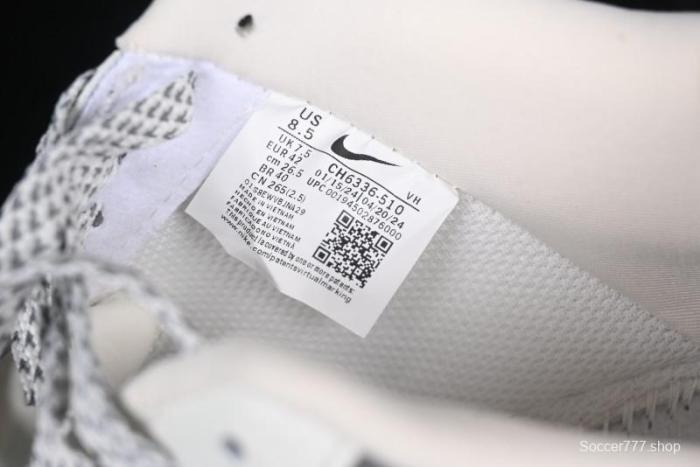 Nike Air Force 1 '07 Low Supreme Collaboration Grey Swoosh Red Tab Low-Top Casual Sneakers - CH6336-510