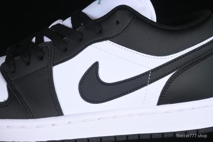 Nike Air Jordan 1 Low AJ1 Black White Panda Low Top Lifestyle Basketball Shoes - 553558-131