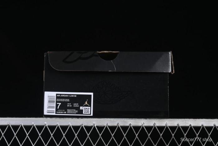 Nike Air Jordan 1 Low AJ1 White Red Low Top Casual Sneakers - HJ9338-106