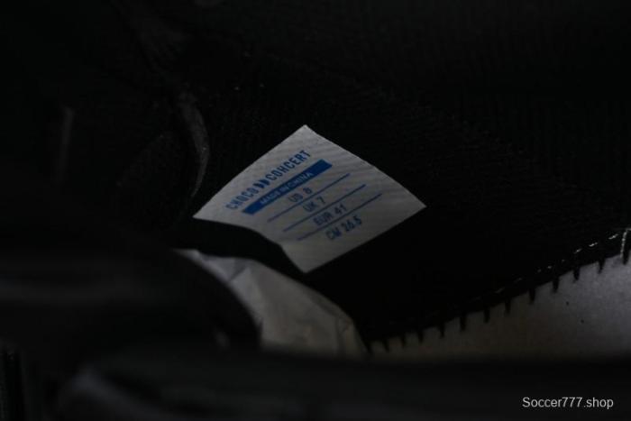 Choco Concert Leather Round Square Asymmetric Fashion Sneakers Black - AJE5