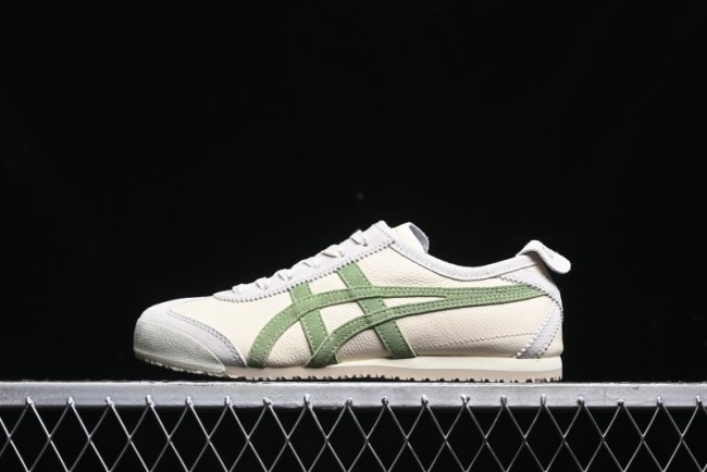 Onitsuka Tiger Mexico 66 Low-Top Leather Sneakers for Casual Running - 1183B391-202