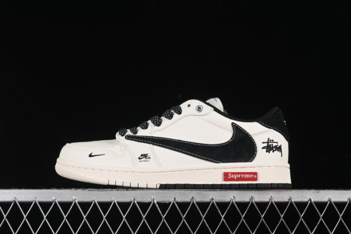 Nike Air Jordan 1 Low OG SP Travis Scott x Fragment Design Collaboration Sneakers - SJ2068-129