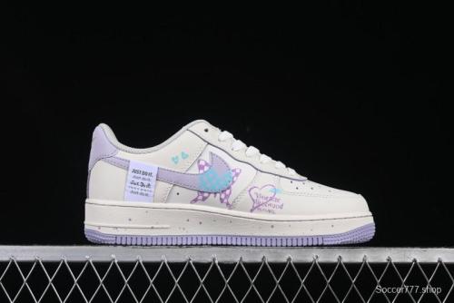 Nike Air Force 1'07 Low Casual Sneakers Purple Butterfly - FB1839-213