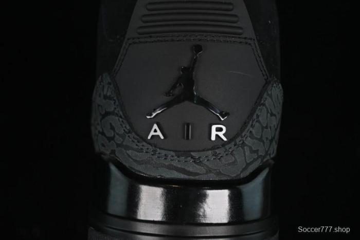 Nike Air Jordan 3 Retro Basketball Shoes in Midnight Black - CT8532-001