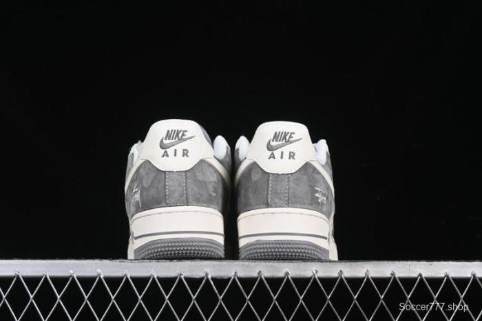 Nike Air Force 1 '07 Low Stussy Minimalist Grey Low-Top Casual Sneakers - XZ6188-672