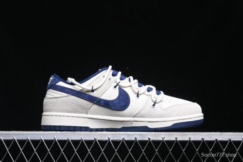 Nike SB Dunk Low The North Face Series - Strap Pig Eight Dark Blue Hook Anniversary High-End Custom Low-Top Casual Skate Shoes - DM6868-001