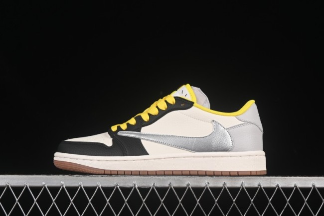 Nike Travis Scott x Fragment Design x Air Jordan 1 Low OG SP Casual Sneakers - DN6901-095