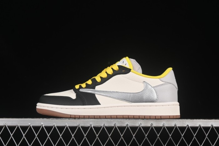 Nike Travis Scott x Fragment Design x Air Jordan 1 Low OG SP Casual Sneakers - DN6901-095
