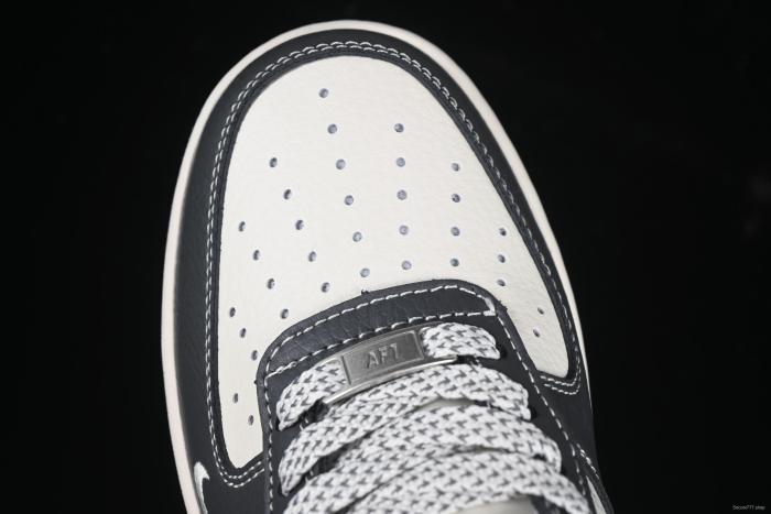 Nike Air Force 1 '07 Low Stussy Collaboration Navy Grey Casual Sneakers - XS1958-519