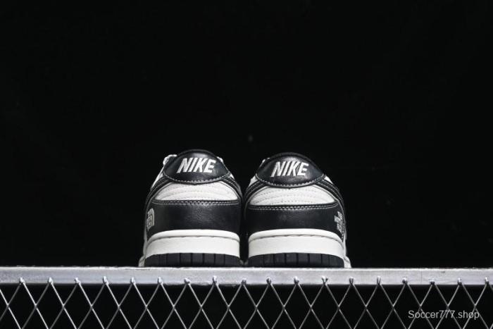 Nike SB Dunk Low The North Face Series - High Gloss Black Swoosh Anniversary Custom Low-Top Casual Skate Shoes - DJ2024-047