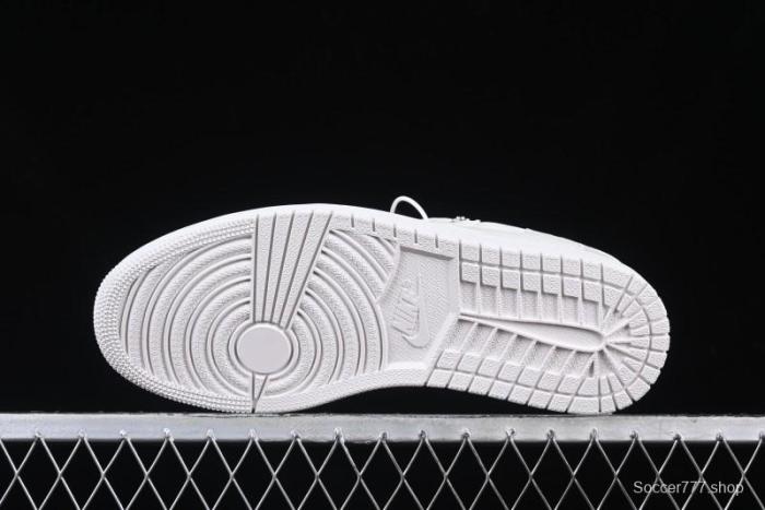 Nike Travis Scott x Air Jordan Low OG SP AJ1 Retro Sneakers in Pure White - TD1228-111