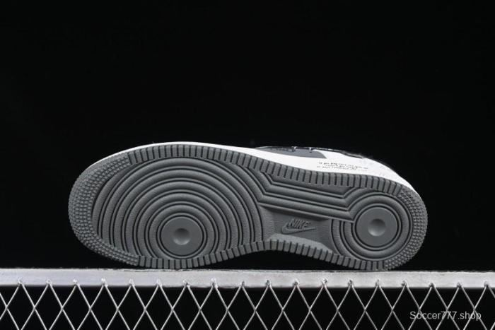 Nike Air Force 1 MVP  Rock Plan  Custom Edition - Black & White
