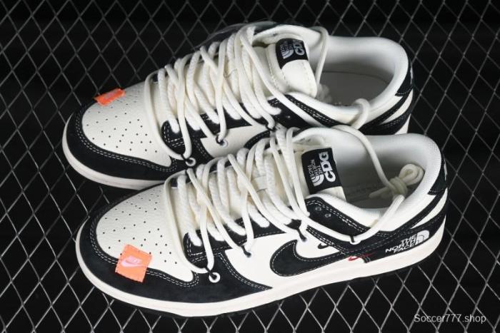 Nike SB Dunk Low The North Face Collaboration Strap Patch Black Swoosh Anniversary Custom Low-Top Casual Skate Shoes - YX5066-256