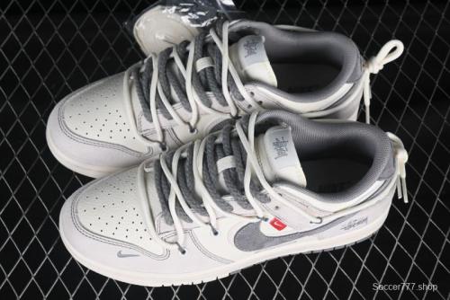 Nike SB Dunk Low BAPE Anniversary Collaboration Light Beige Brown Low-Top Casual Skate Shoes - YX5066-243