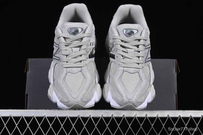 New Balance NB9060 Series Retro Casual Running Shoes with ABZORB Cushioning - U9060JGR