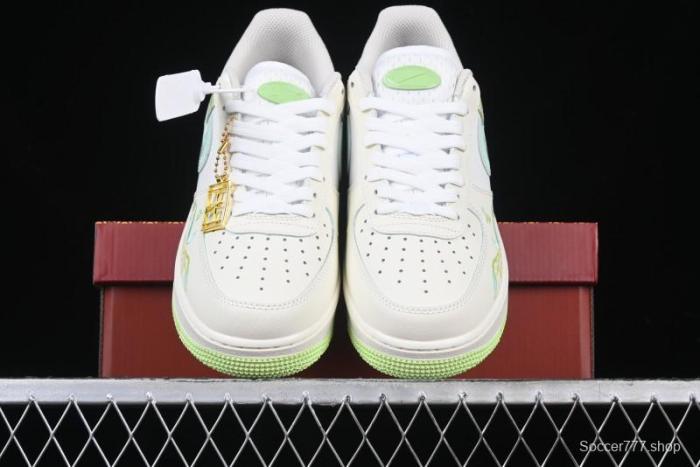 Nike Air Force 1 '07 Low  Green Snake  Year of the Snake Limited Edition Casual Sneakers with Bamboo and Serpent Design - FB1893-555
