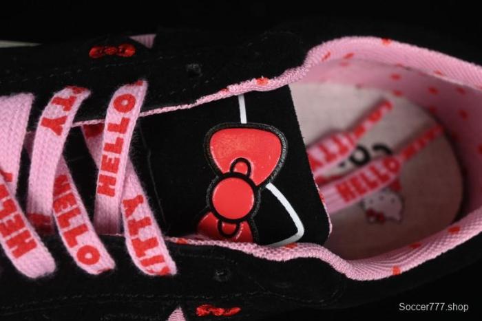 Converse One Star Hello Kitty Collaboration Low-Top Casual Sneakers with Embroidered Bow - 362940C