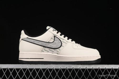 Nike Air Force 1 '07 Low Supreme Collaboration Shadow Swoosh Casual Sneakers - XX3168-149