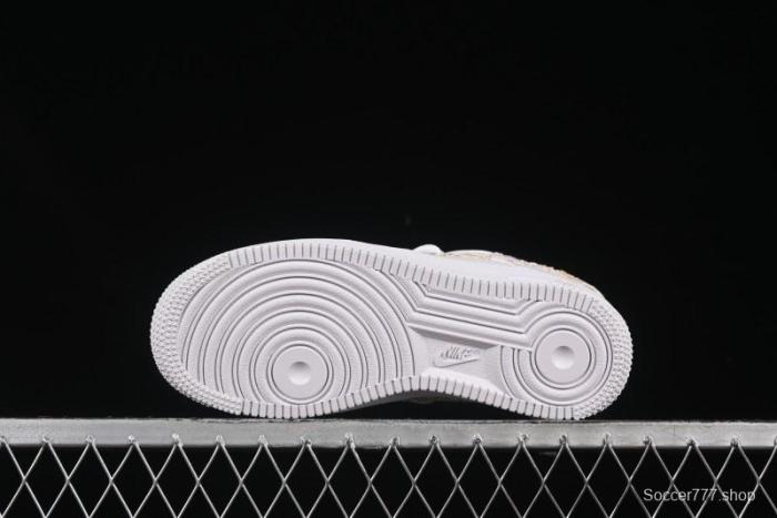 Nike Air Force 1'07 Low Purple Chanel-Inspired Casual Sneakers - DH9999-556