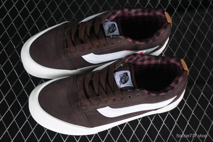 Vans Knu Skool Low Top Retro Casual Vulcanized Sneakers - VN000CS0DFN