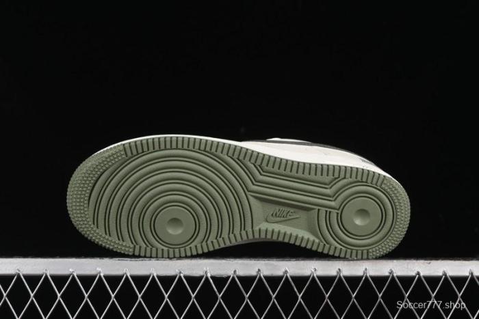 Nike Air Force 1 '07 Low QR Code Military Green Starry Sky Casual Sneakers - CU1836-966