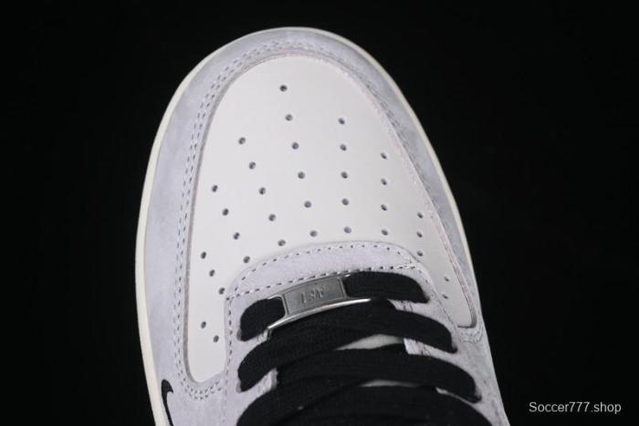 Nike Air Force 1 '07 Low The North Face Collaboration Beige Grey Carbon Black Swoosh Low-Top Casual Sneakers - XZ6188-916