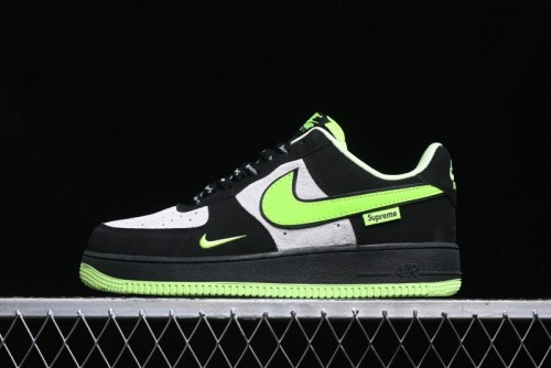Nike Air Force 1 '07 Low Supreme Collaboration - Night Glow Low-Top Casual Sneakers - DF0188-009