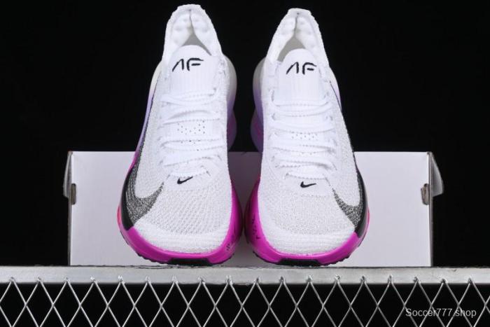 Nike Zoom VaporFly Next% 3 Prototype Super Marathon Running Shoes with Dual Air Zoom and Full-Length Carbon Fiber Plate - FD8311-100