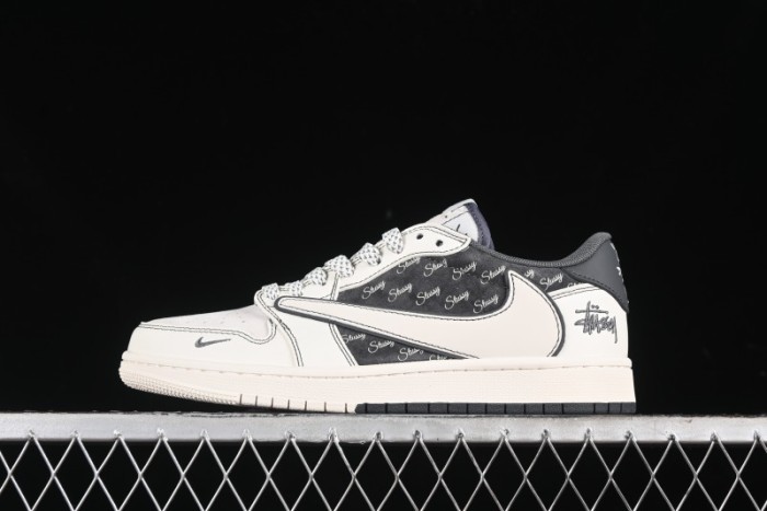 Nike Air Jordan 1 Low OG SP Travis Scott x Fragment Design Collaboration Sneakers - SJ2068-123