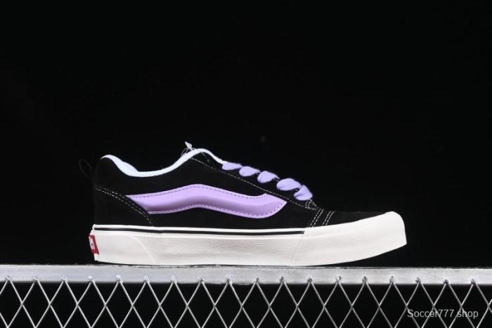 Vans Knu Skool Purple Grape Love Comfortable Fashion Slip-Resistant Wear-Resistant Low-Top Casual Skate Shoes - VN0009QC6BT1