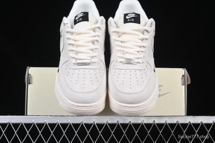 Nike Air Force 1 '07 Low Supreme Champion Collaboration Off-White Mini Swoosh Casual Sneakers - SJ6698-020