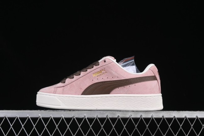 PUMA Suede Classic Sneakers - Rose Pink & Chocolate Brown
