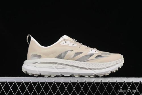 HOKA ONE ONE Satisfy Running Mafate Trail Low-Cut Cushioned Outdoor Hiking Shoes - 1157050 BONE