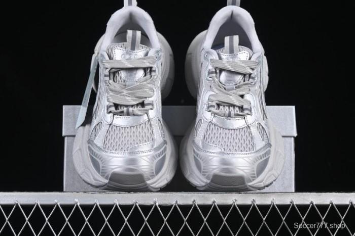 GG-CC Casual Running Shoes with Asymmetrical Design - 5509 Silver
