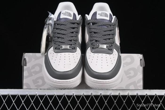 Nike Air Force 1 '07 Low North Face Collaboration Light Grey Two-Tone Low-Top Casual Sneakers - DM6688-046