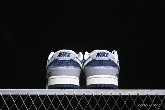 Nike SB Dunk Low Gucci Collaboration - Small Bee Pattern White Swoosh Anniversary High-End Custom Low-Top Casual Sneakers - FC1688-195