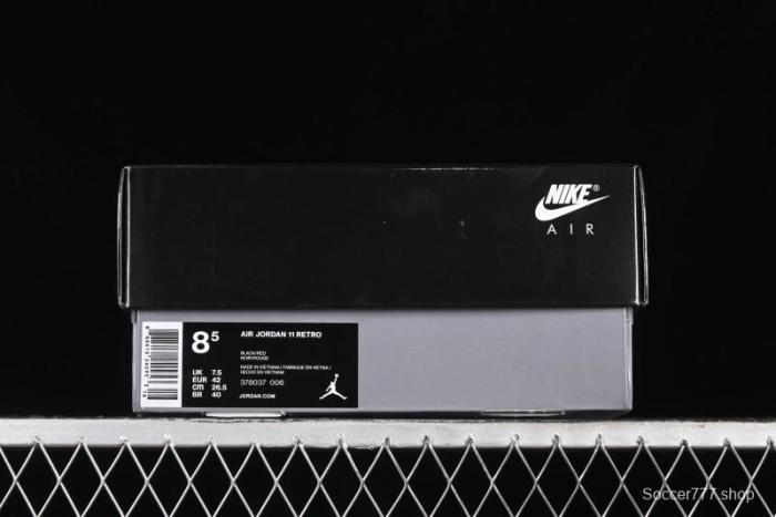 Nike Air Jordan 11 Retro High Top Basketball Shoes - C378037-006