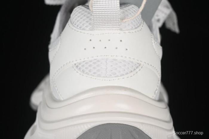 GG-CC Lace Pearl Chain Casual Platform Dad Shoes - 250310 White