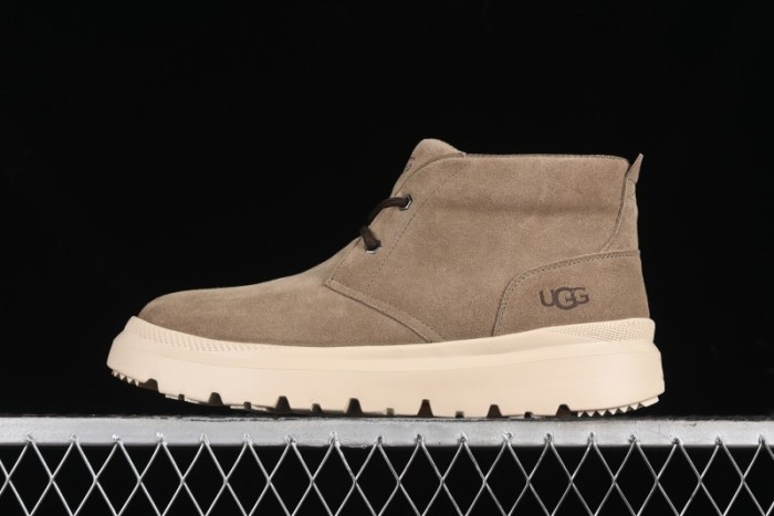 UGG Burleigh Chukka Comfort Flat Lace-Up Round Toe Casual Boots - 1151773