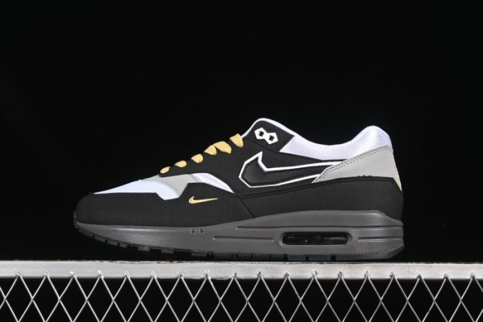 Nike Air Max 1 Retro Running Shoes with Half-Sole Air Cushion - IB9898-001