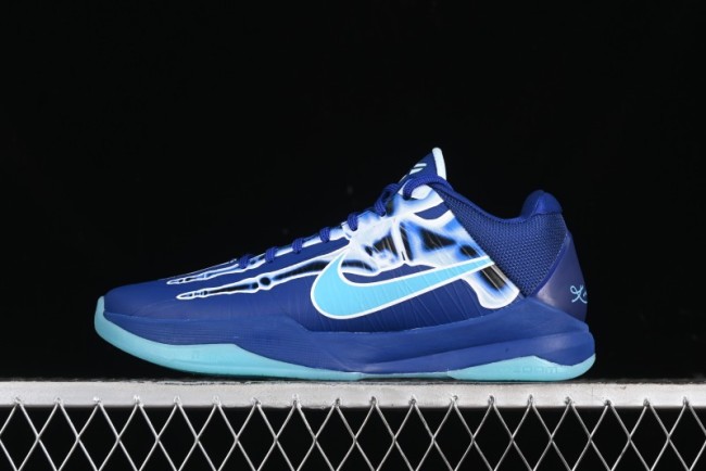 Nike Zoom Kobe 5 X-ray Halloween Glow-in-the-Dark Professional Basketball Shoes - HJ4303-400