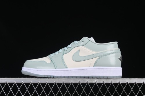 Nike Air Jordan 1 Low AJ1 Amber Green Low-Top Casual Sneakers - HF4078-100