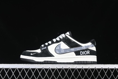 Nike SB Dunk Low Dior Collaboration Anniversary Edition Customized Low-Top Casual Sneakers - DJ2024-084