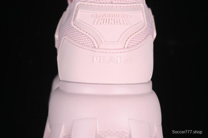 Prada Cloudbust Air Thunder Lifestyle Low-Top Sneakers with Anti-Slip and Wear-Resistant Design - 1E819L